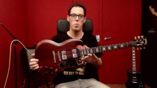 Video thumbnail for Vintage Distressed VS6 vs Gibson SG Standard Shootout by TheGuitarGeek