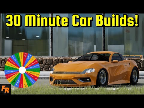 30 Minute Car Build And The Random Wheel Challenge! - BeamNG Drive/Automation