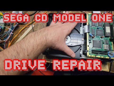 OMG THIS WAS A MESS! Sega CD Model 1 Drive Repair