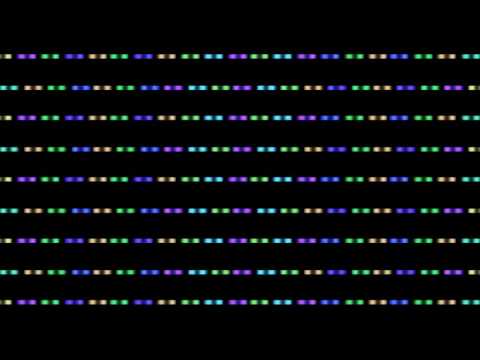 Club Visuals 652 - LED dots moving fast VJ loop