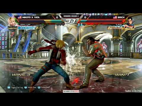 Tekken 7 @ANDBOX PC Monthly #2 - Mikoto x Yata vs Brich [4K/60fps]