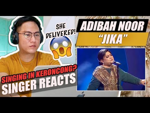 Adibah Noor - Jika | Gegar Vaganza 2021 Minggu 4 | SINGER REACTION