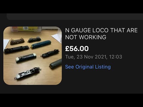 eBay delivery - very good lot of ‘non-working’ LIMA N scale / Gauge - easy fix :)