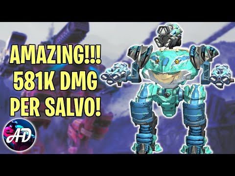 OVERDRIVE INQUISITOR GLACIER CRYO +80% DMG Gameplay - War Robots MK2 WR Gameplay