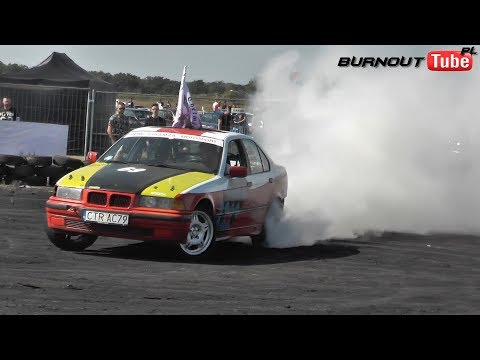 Eliminacje pokazu mocy BMW E36 320 - XXII Ogólnopolski Zlot BMW Toruń 2019