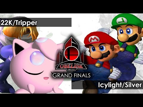 Melee: 22K/Tripper V Icylight/Silver - Obelisk 43 Tournament SSBM