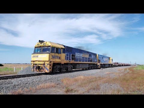 Empty Rail Train 2M43S From Inverleigh Derailment Site (18/11/2022) - PoathTV Australian Railways