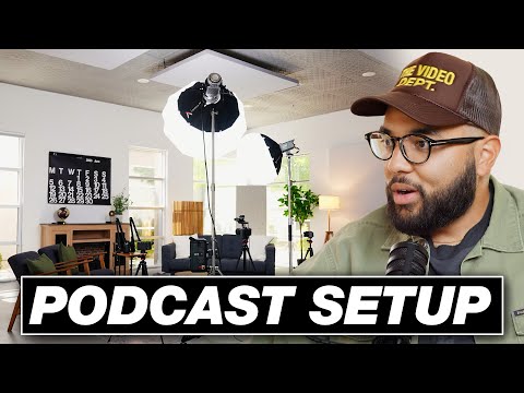 Video Podcast Setup Tour – Mics, Lights & Cameras Explained
