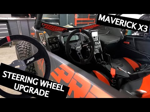 Can Am Maverick X3 PRP Steering Wheel Upgrade - Installation