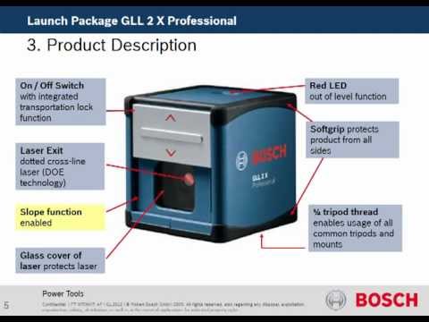 Bosch GLL 2X Professional Laser Level