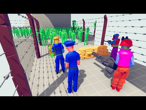 Zombie 100 Units vs Army Soldier - Totally Accurate Battle Simulator TABS