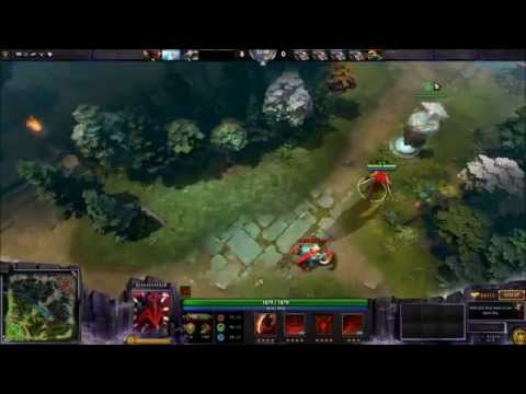 Huskar Using Life Break on a 1k+ms Bloodseeker
