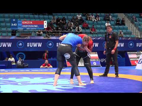 Round 2 Women's GP No-Gi - +71 kg: N. KENGES (KAZ) v. M. ZASZCZUDLOWI (POL)