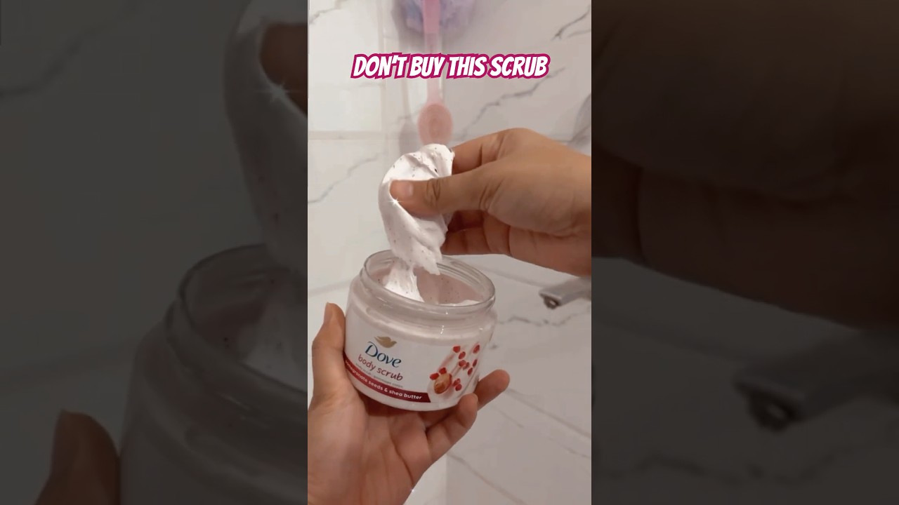 Dove body scrubs are amazing. I am in love with this variant. So hydrating yet exfoliating. #scrub