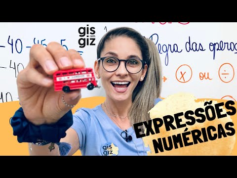 EXPRESSÕES NUMÉRICAS 5º ANO | MATEMÁTICA BÁSICA | Gis com giz |