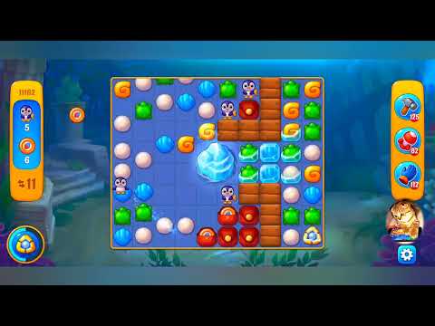 фишдом 2023  #  11162 уровень - прохождение без бустеров # Fishdom,   11162  level - no Boosters.