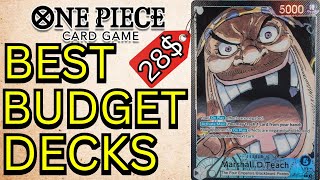 TOP 5 BUDGET DECKS In One Piece TCG | OP14+EB04