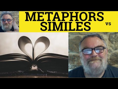 🔵 Metaphor or Simile - Metaphor Meaning - Simile Examples - What is the Difference - British English