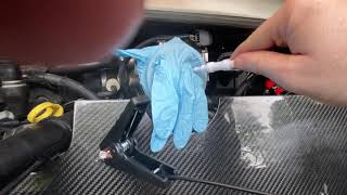 Porsche 996 vacuum leak test with Autoline pro smoke machine