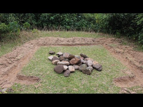 Primitive Technology: Stone House Part 01