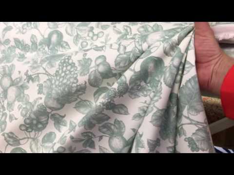 Waverly Inspirations Fruit in Teal 54" Wide Fabric
