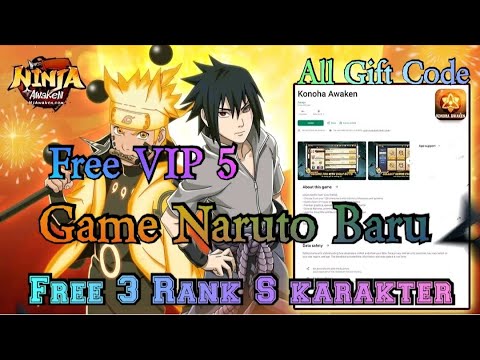 Ninja Awaken Gift code & Gameplay Game Naruto Android #naruto #giftcode