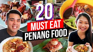20 Best Food in Penang  Penang Street Food  What t