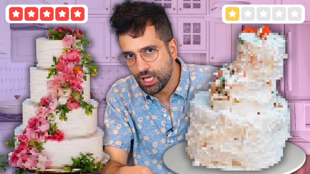 I Ordered Wedding Cakes from 1 vs 5 Star Bakeries