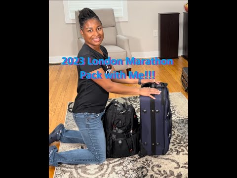 2023 London Marathon - What Did I Pack? Pack With Me!!!