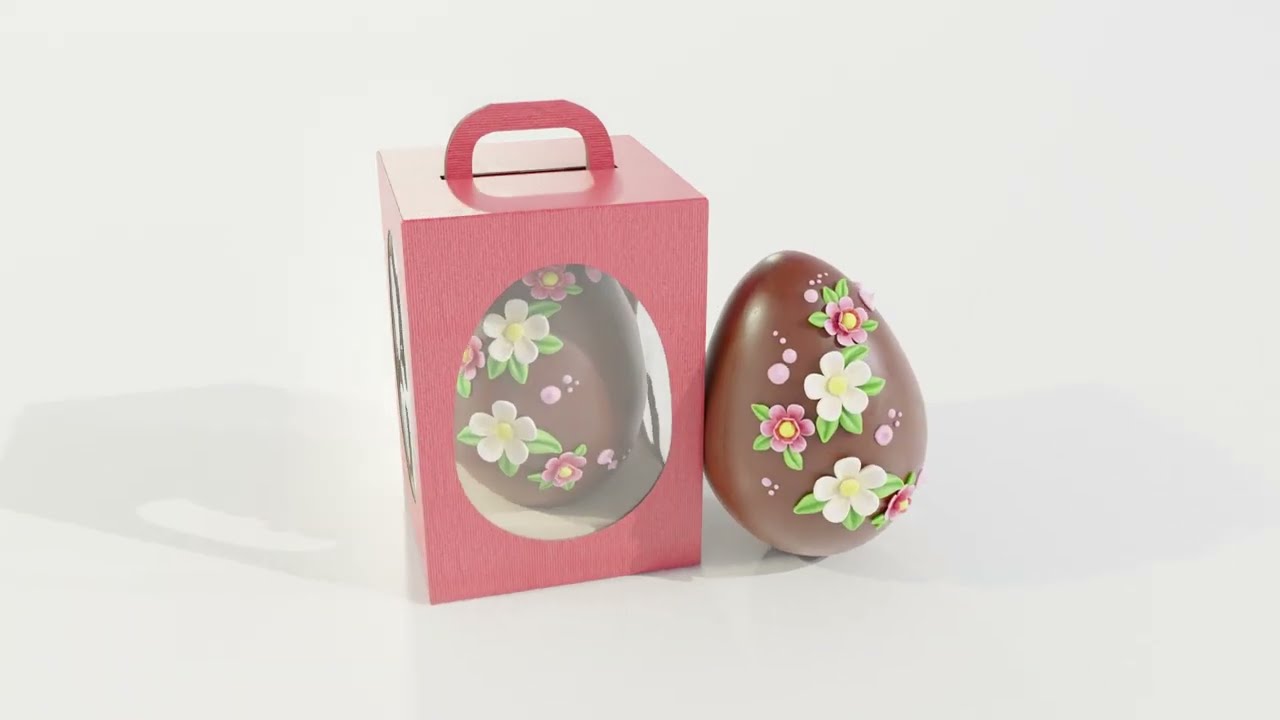 Decorated Easter Egg 3D Model
