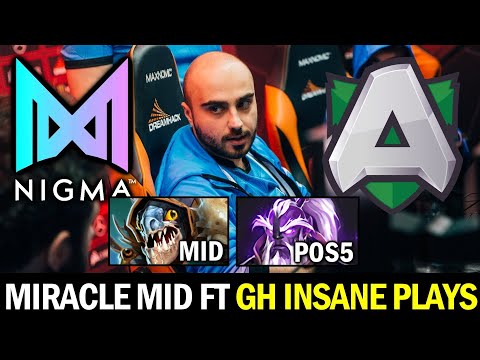 MIRACLE Mid Slark Intense Game — NIGMA vs ALLIANCE