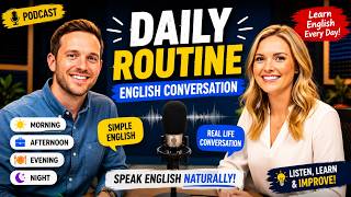 English Conversation About Daily Routine | Everyday English Dialogues | English Listening Practice