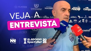 Entrevista com Itamar Schülle pós-jogo | ASA x CSA | Campeonato Alagoano