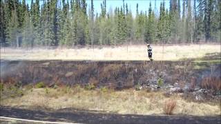 preview picture of video 'Edson Alberta Grass Fire'