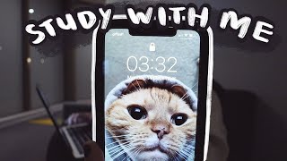 📚{1 hour} study with me at 3am