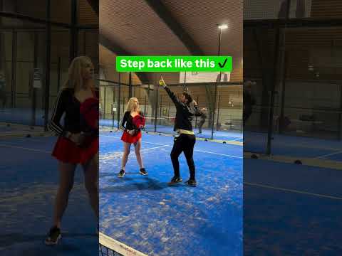 Learn the Right Bandeja #padel #bandeja