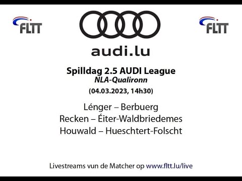 AUDI League: DT Houwald - DT Hueschtert-Folscht (Table 1)