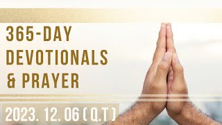 [Jesus Calling] December 6th, 하루를 시작하는 말씀, 2023 (OT)