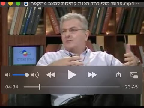ראיון רביעי בסדרה עם הפסיכולוגי פרופ' מולי להד על הכנת קהילות להתקפה על העורף (2007)