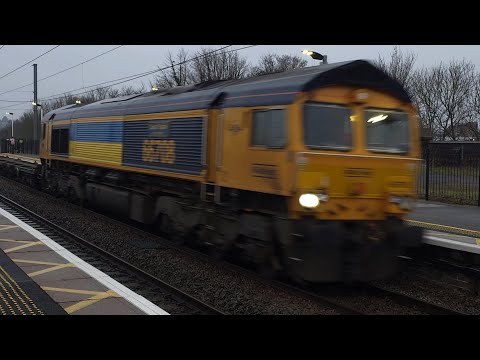 GBRf 66708 - 6Z79 1430 Doncaster Down Decoy GBRf - Peterborough North Yard GBRf 08/02/2024