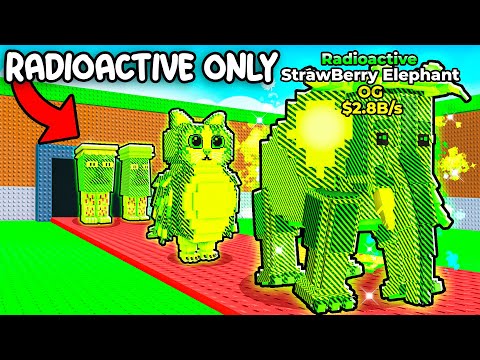 $0 To $1 Trillion Using RADIOACTIVE ONLY Brainrots!