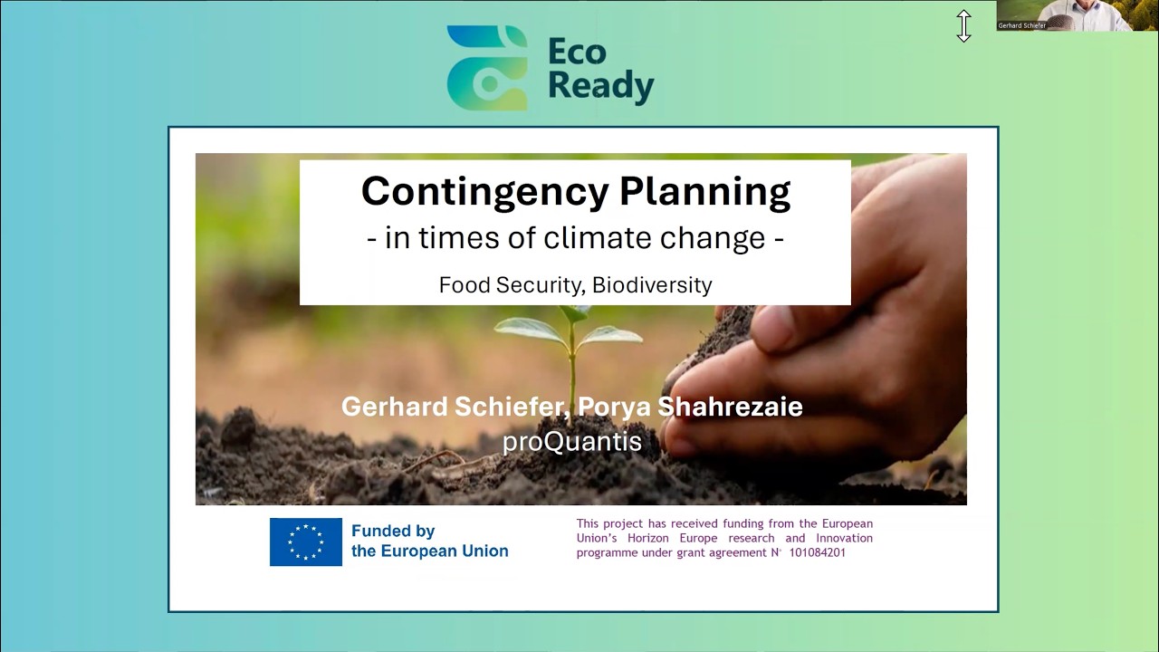 Contingency Planning In times of Climate Change | ECO- READY webinar #6 (Recording)