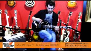Video thumbnail for ESP Eclipse I CTM FT Full Thickness, E-Gitarre by Musik Produktiv