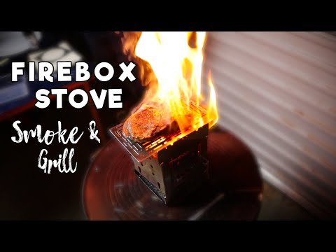 Using the FIREBOX STOVE to SMOKE MEAT