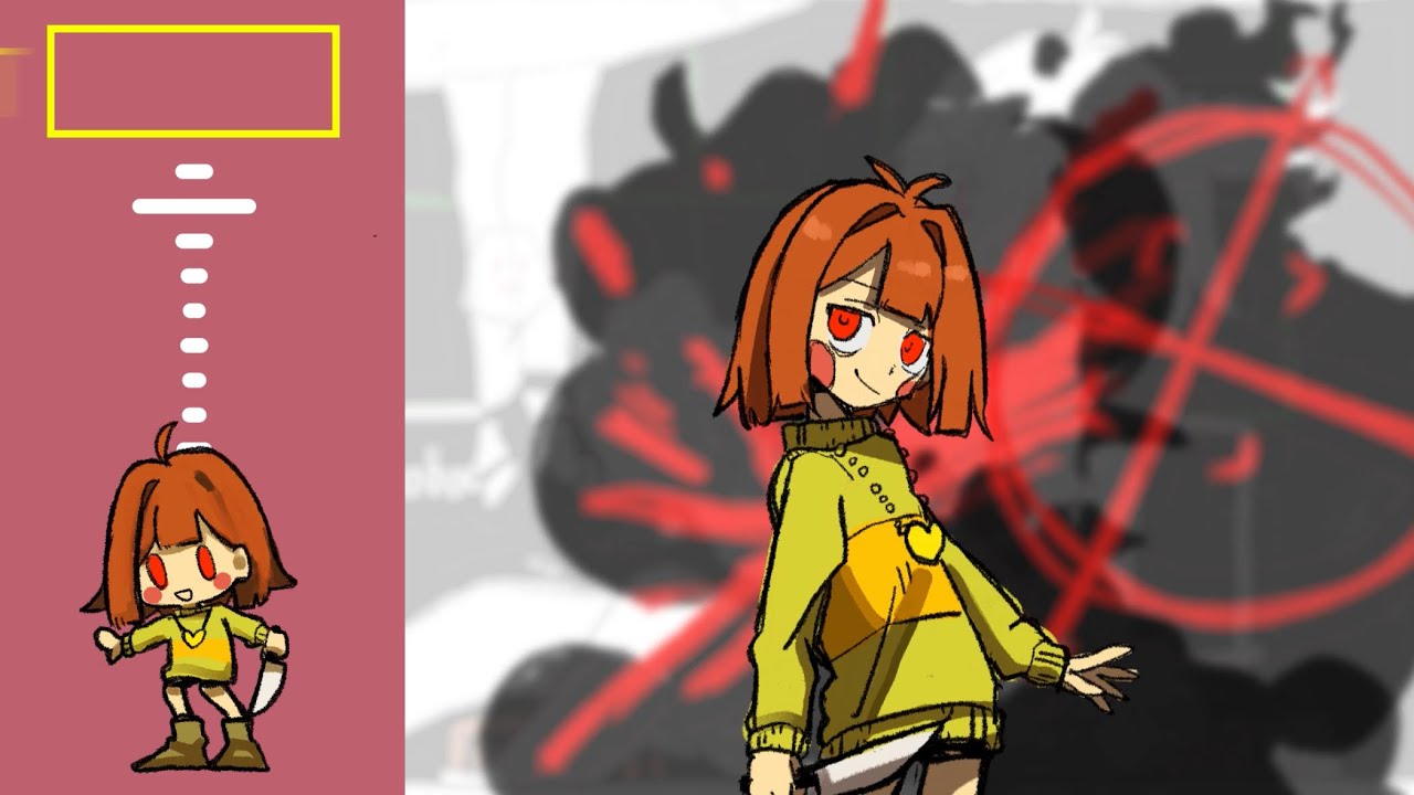 undertaleファンアート『AKAGE［赤毛］』meme