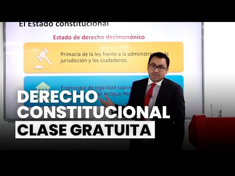 Clase gratuita sobre derecho constitucional | Oscar Pazo