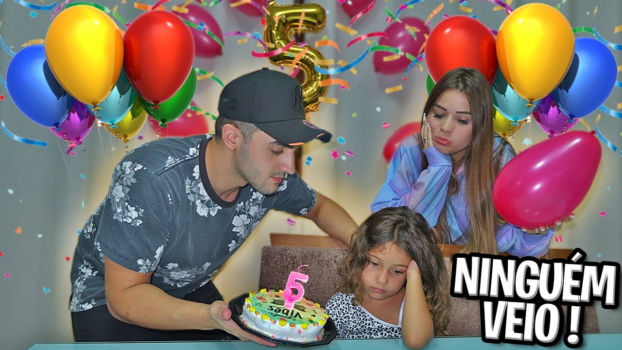 FIZ UMA FESTA DE ANIVERSÁRIO DE 5 ANOS PRA FILHA DO UJOÃOZINHO E NÃO FOI NINGUÉM