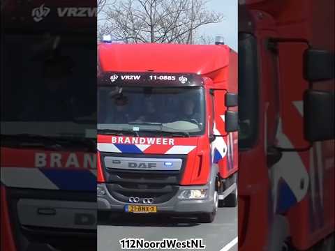 GM 11-0885 HA 11-0584 en TS 11-1031 een naar ZGB in Purmerend #einsatz #brandweer #fire #feuerwehr