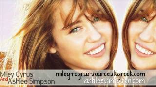 Miley Cyrus and Ashlee Simpson - Kicking and screaming.wmv