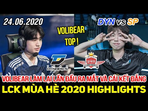 [LCK 2020] DYN vs SP Game 1 Highlights | Volibear làm lại lần đầu xuất hiện và cái kết bị Aatrox bổ